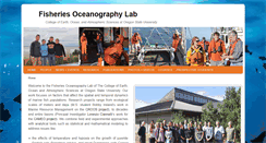 Desktop Screenshot of fisheriesoceanographylab.org