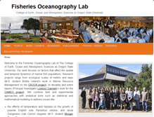 Tablet Screenshot of fisheriesoceanographylab.org